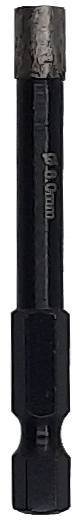Коронка алмазная по керамограниту 6 мм Серебряная пайка GCB752