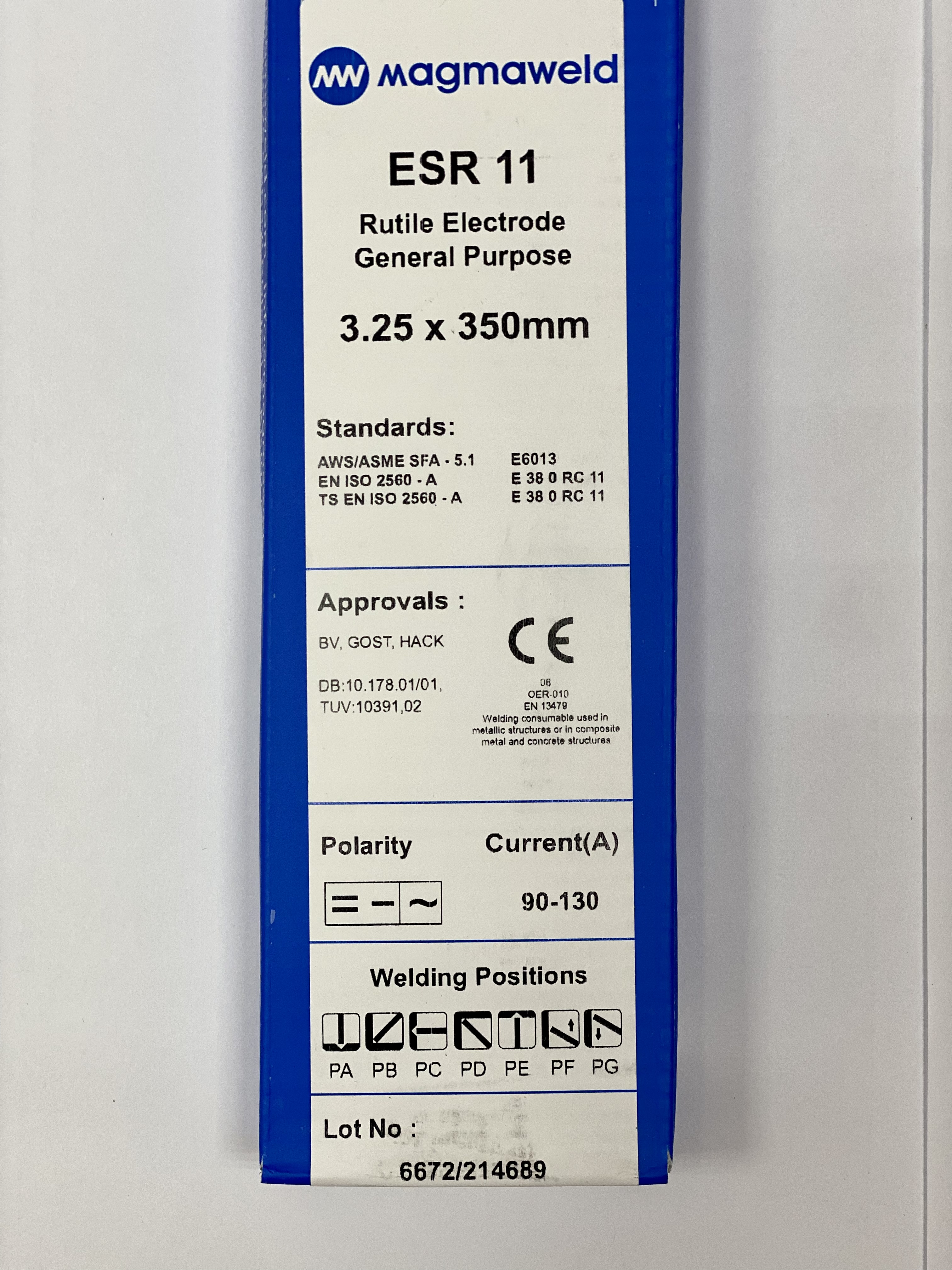 ESR 11 MAGMAWELD (CARDBOARD) 3/25х350 mm-1(Kg) - сварочные электроды 11100NPFMR