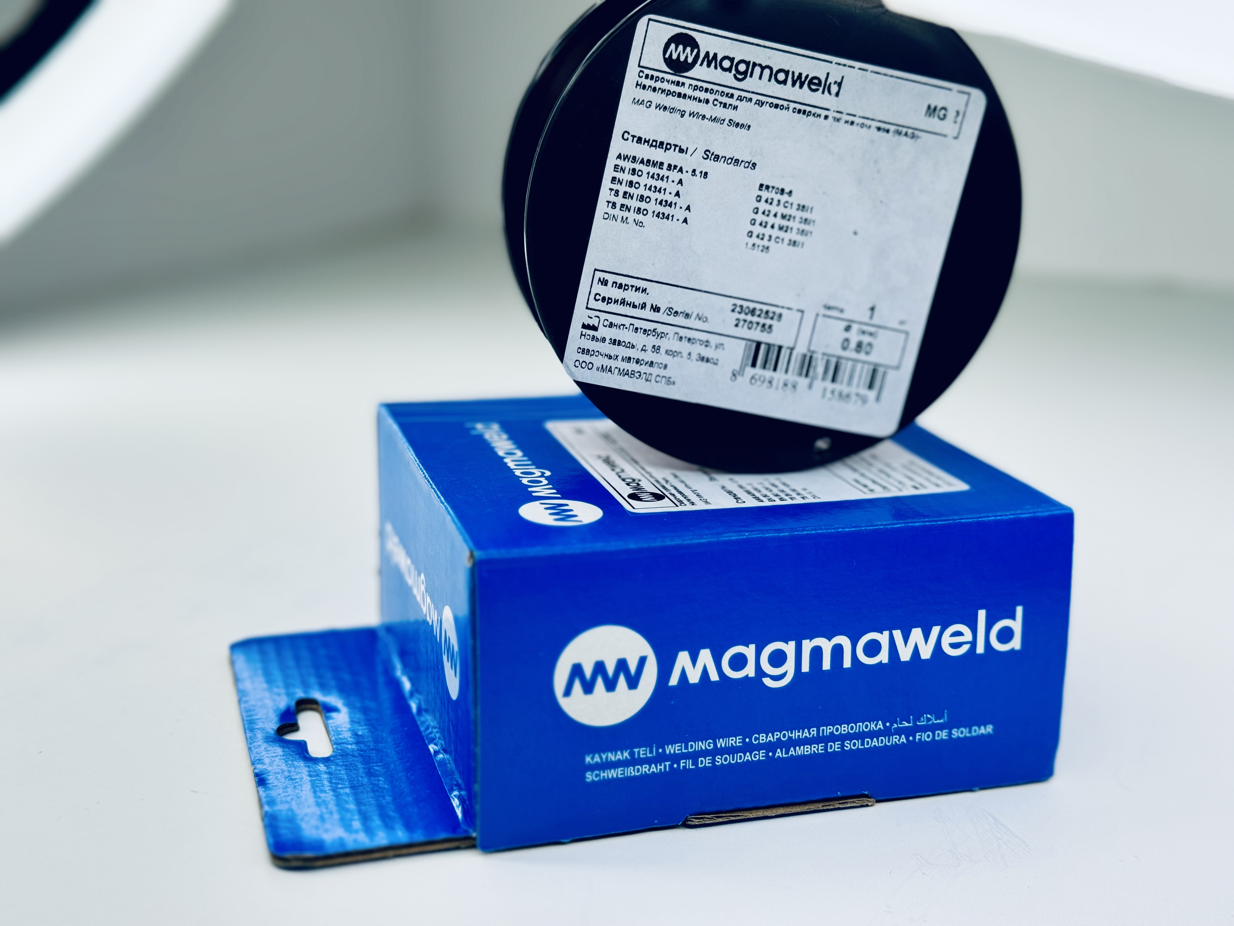 MG 2 MAGMAWELD (D200 RND) 0.80 (mm) - 1 (Kg) (RU) проволока сплошного сечения 21002BALMR