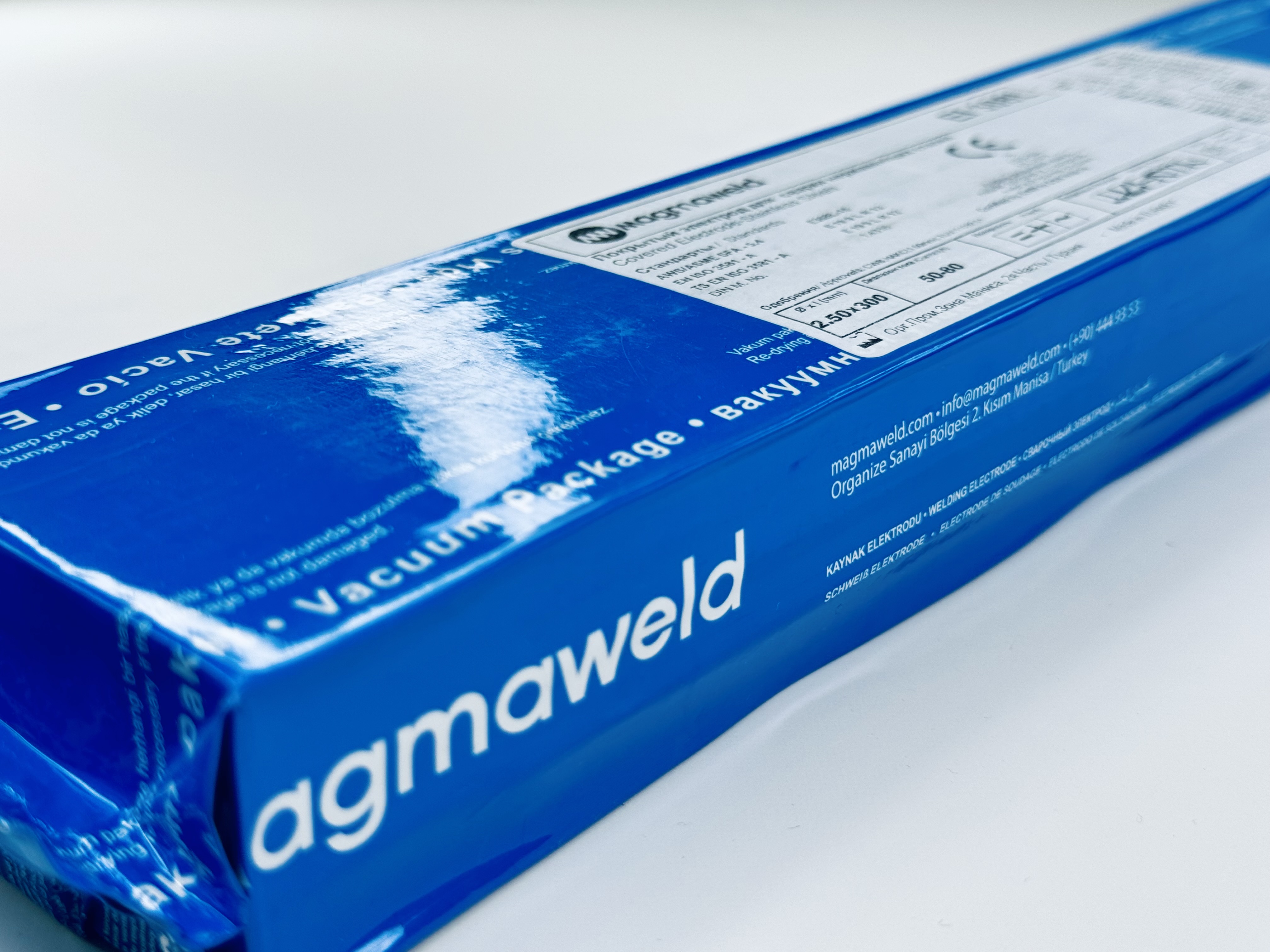 EI 308L MAGMAWELD (VAC) 2,50*300 (mm) - 1,75 (kg) (RU) Электроды для нержавеющих сталей.13003GJFMR