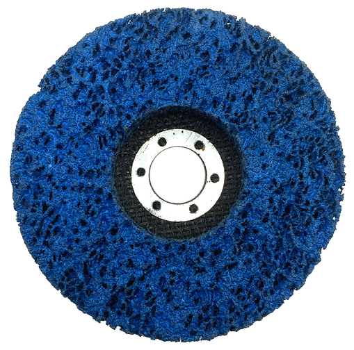 Нетканный обдирочный круг Orientcraft 125x22mm синий	800.02А