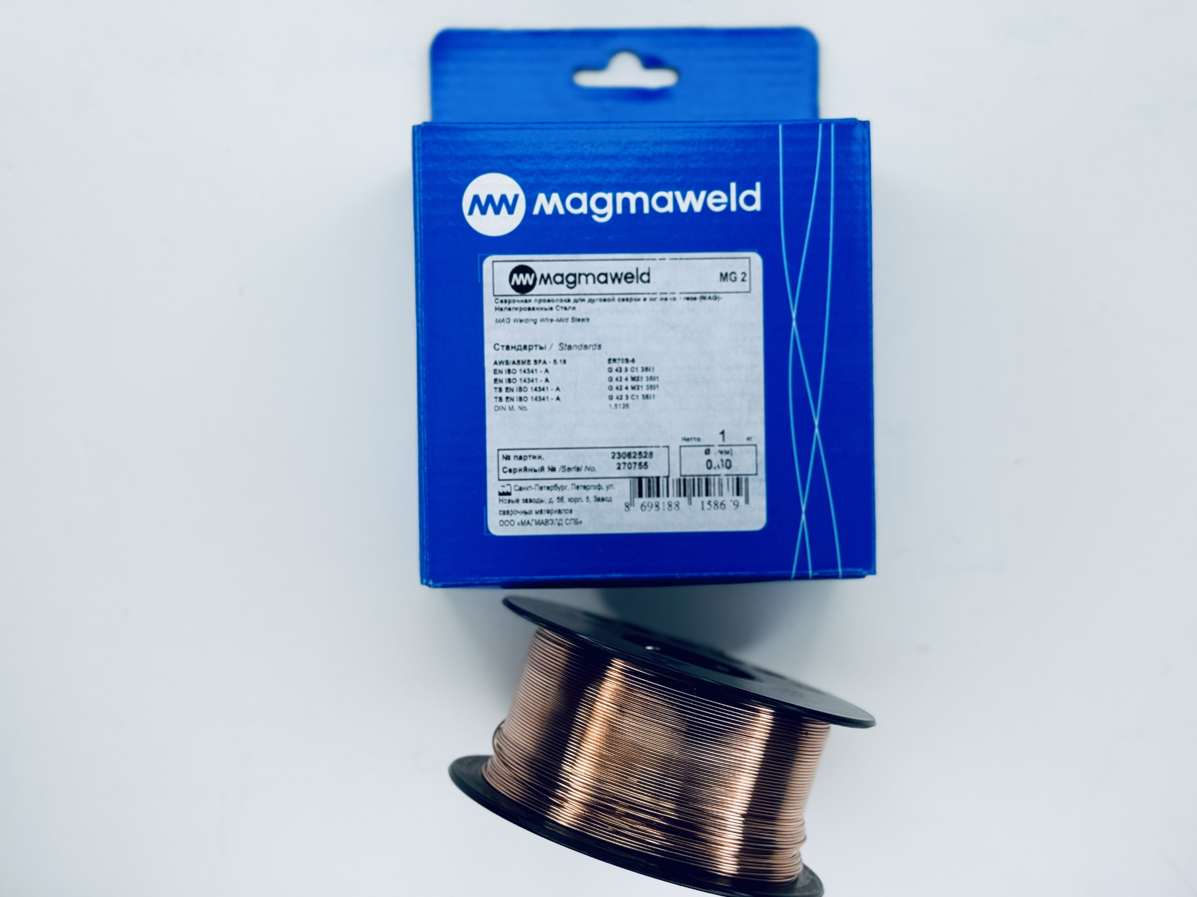 MG 2 MAGMAWELD (D200 RND) 0.80 (mm) - 1 (Kg) (RU) проволока сплошного сечения 21002BALMR