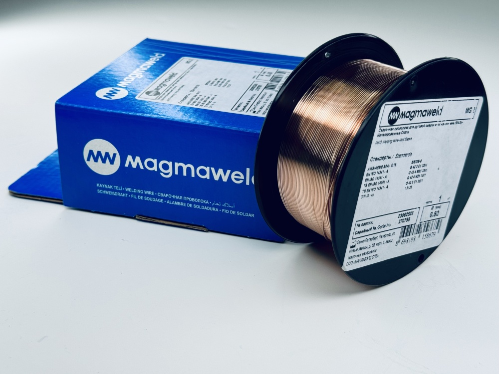 MG 2 MAGMAWELD (D200 RND) 0.80 (mm) - 1 (Kg) (RU) проволока сплошного сечения 21002BALMR