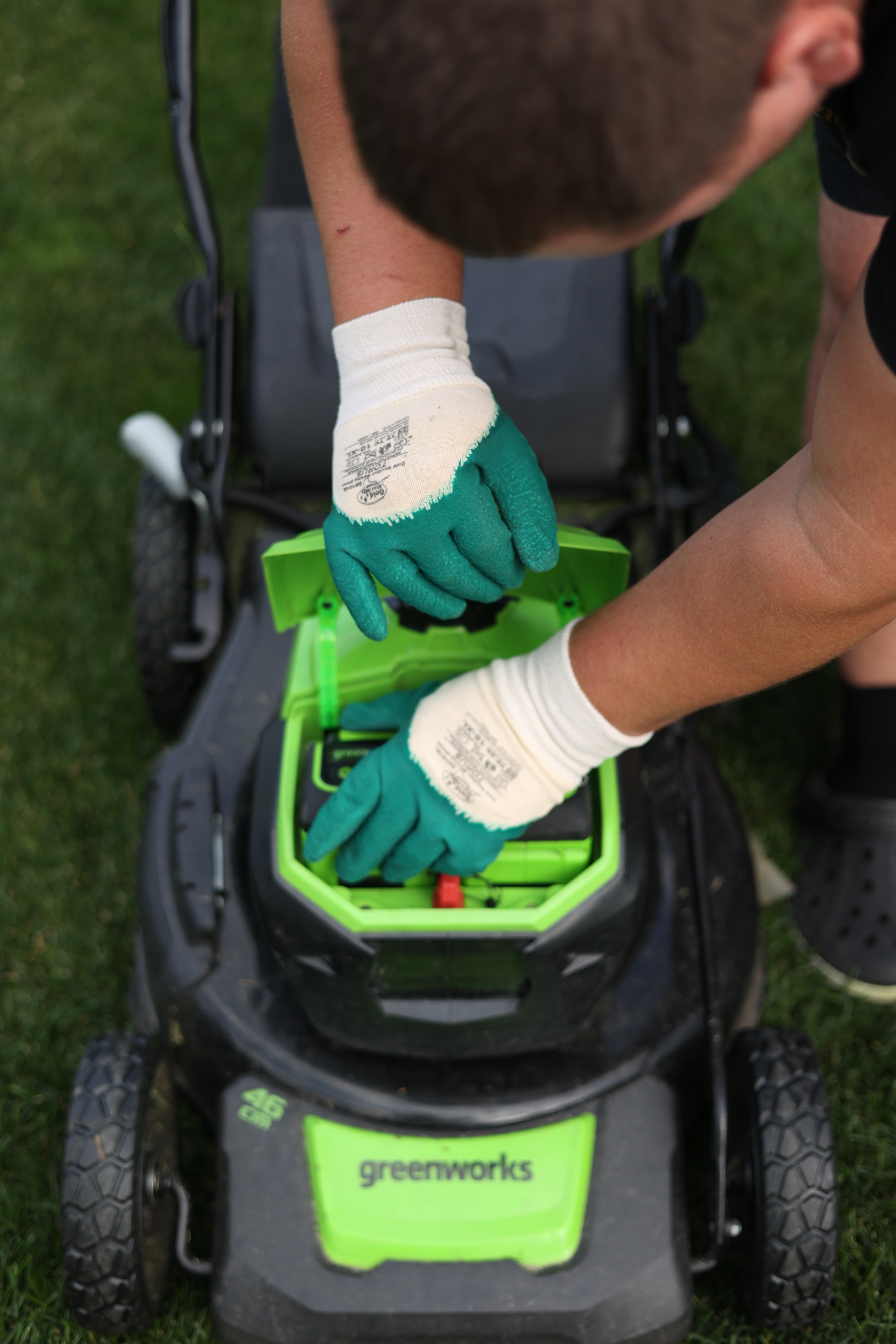 Перчатки трикотажные Torus GM1012L-10 со вспененным латексом размер 10 (XL)