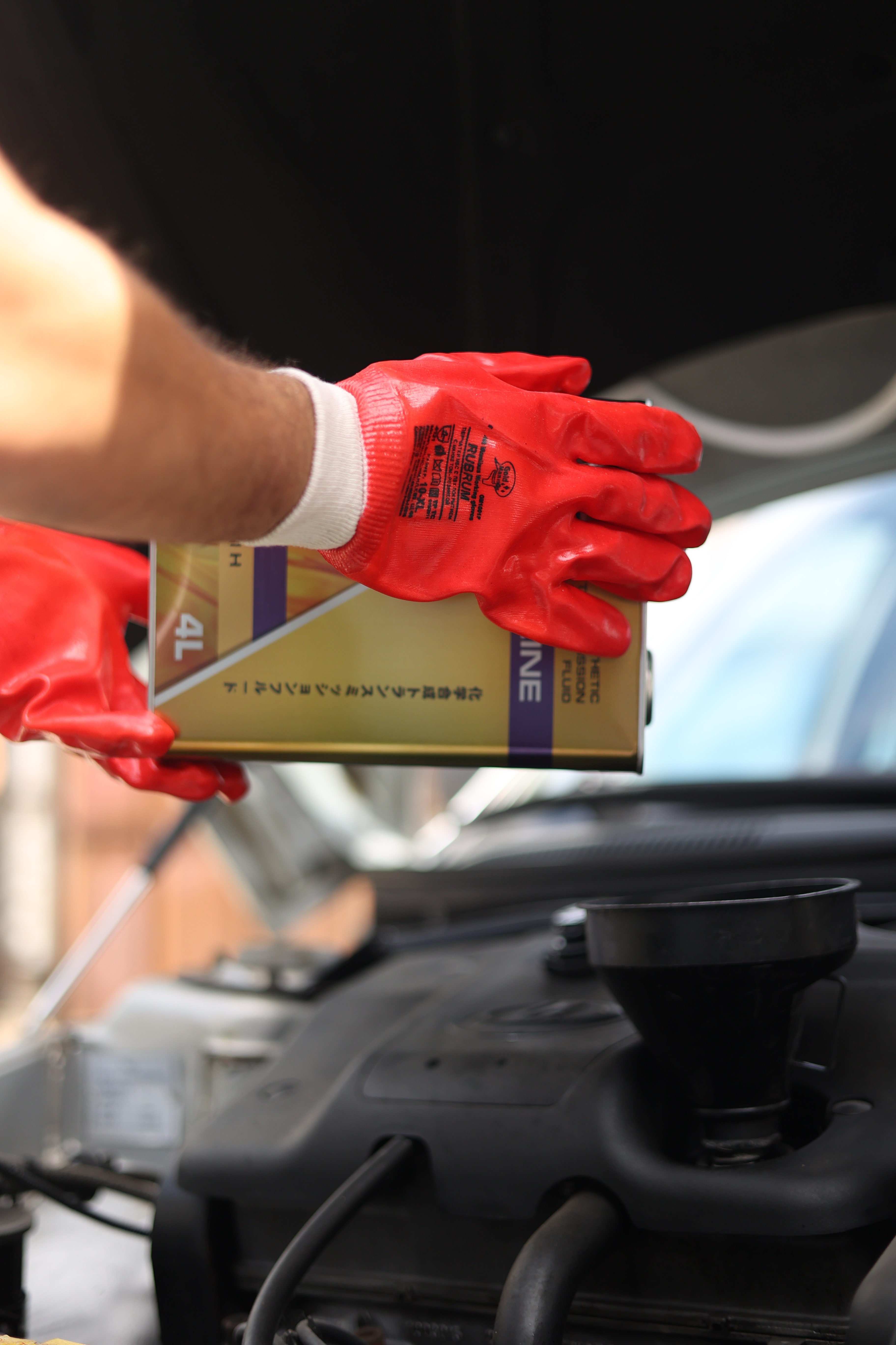 GM1001P-10 Rubrum Перчатки МБС с ПВХ покрытием с манжетом-резинкой р.10 (XL)