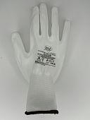 GM1001PU-white-10 Album перчатки нейлоновые белые с полиуритановым покрытием р.10 (XL) 12/240