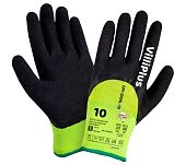 GM-1009L-12 VilliPlus теплые зим перч из 100% акрила зелен цв со вспен лат покр р.12 (XXXL) 12/120