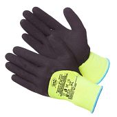 Нейлоновые перчатки Mollis Plus GM1011L- 10 с покрытием 3/4 вспененным латексом р.10 (XL)