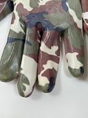 Перчатки нейлоновые Hortus Military GM1014-Military-9, 13 класс вязки с нитриловым покрытием размер 9 (L)