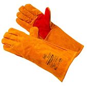GM-1006LT-4011 Magnus Long Краги спилковы оранжевые Cowsplit Leather Welding Gloves р.11 (XXL) 12/60