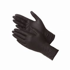 GWARD DELTAGRIP Ultra LS Перчатки нитриловые неопудренные черного цвета (размер10 (XL)  (50 пар)