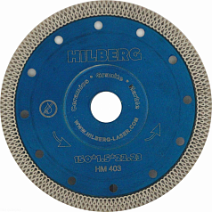 Диск алмазный отрезной Hilberg Турбо 150 Ультратонкий X-тип НМ403